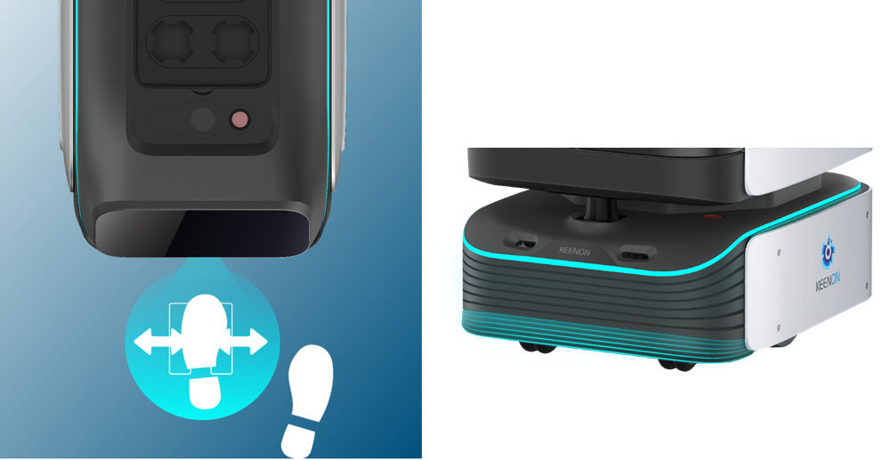 หุ่นยนต์เสิร์ฟอาหาร keenon robot รุ่นT-3 MAX